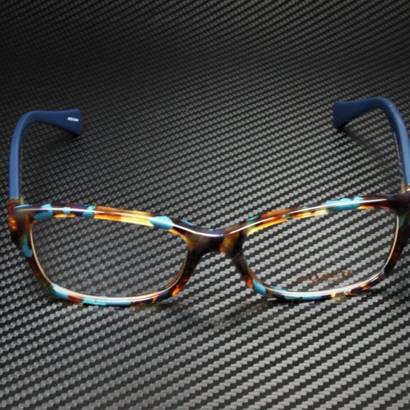 COACH Teal Confetti 52mm Eyeglasses - Picture 3 of 3